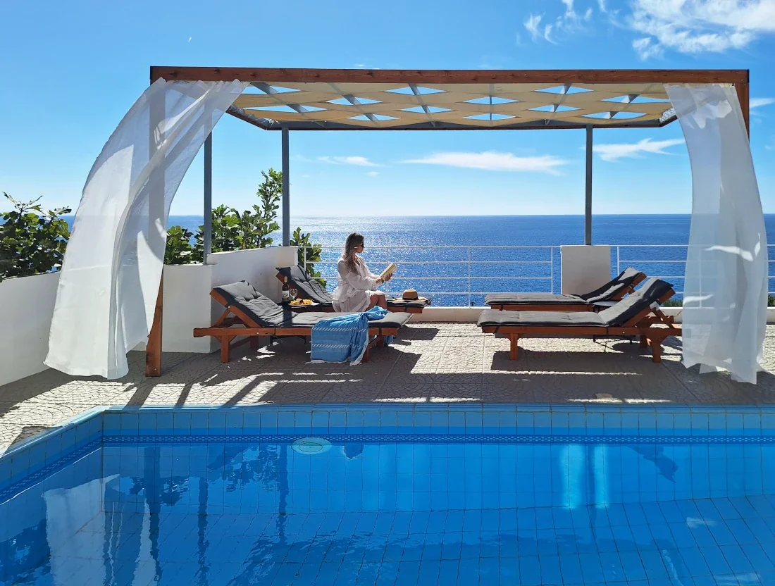 Pool view of Silver Moon Villa